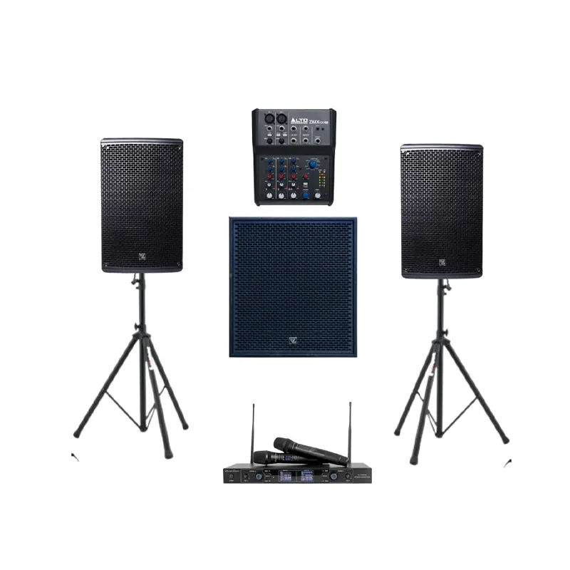 ชุดเครื่องเสียงกลางแจ้ง/หอประชุมขนาดใหญ่